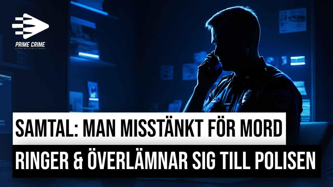 SAMTAL: MAN MISSTÄNKT FÖR MORD RINGER & ÖVERLÄMNAR SIG TILL POLISEN