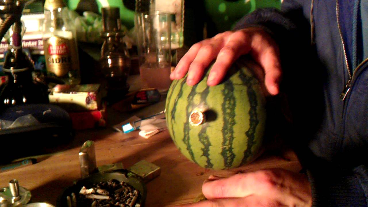 Watermelon bong experiment 1