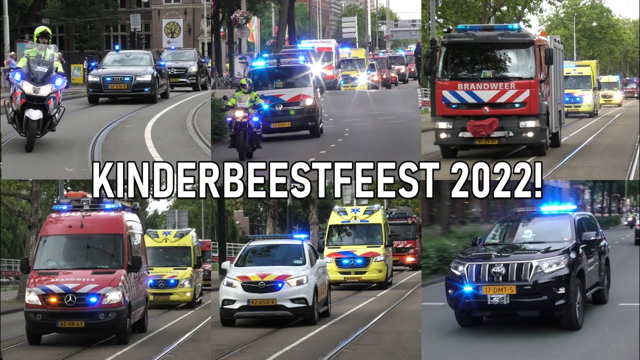 [KINDERBEESTFEEST 2022] Ruim 300 hulpverleningsvoertuigen met 'spoed' onderweg naar Artis Amsterdam!