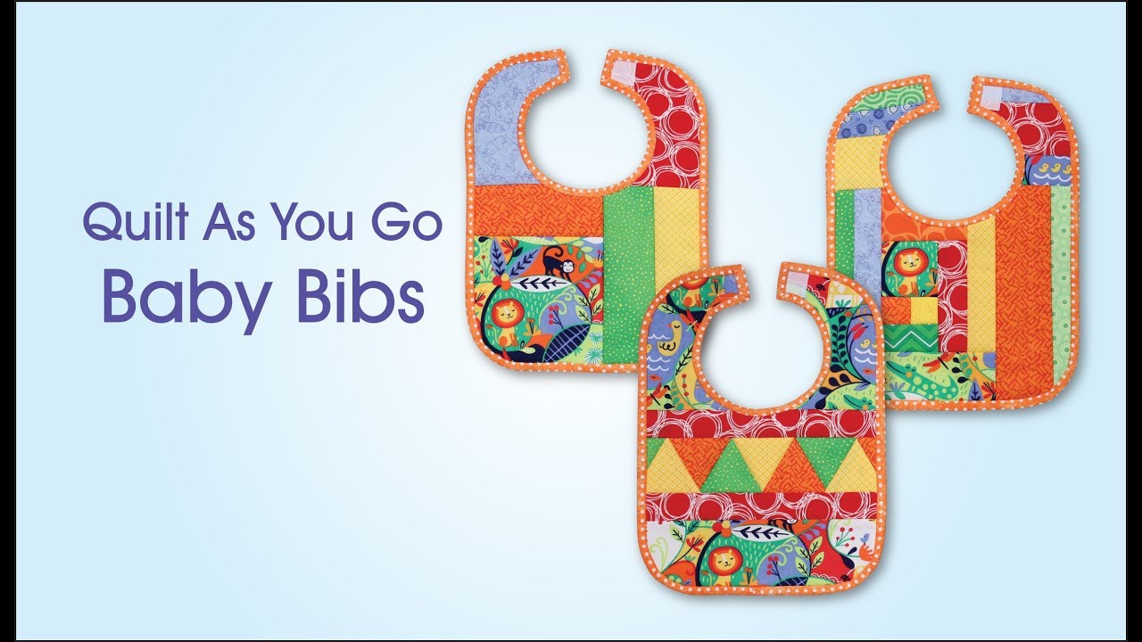 Quilt As You Go, Baby Bibs