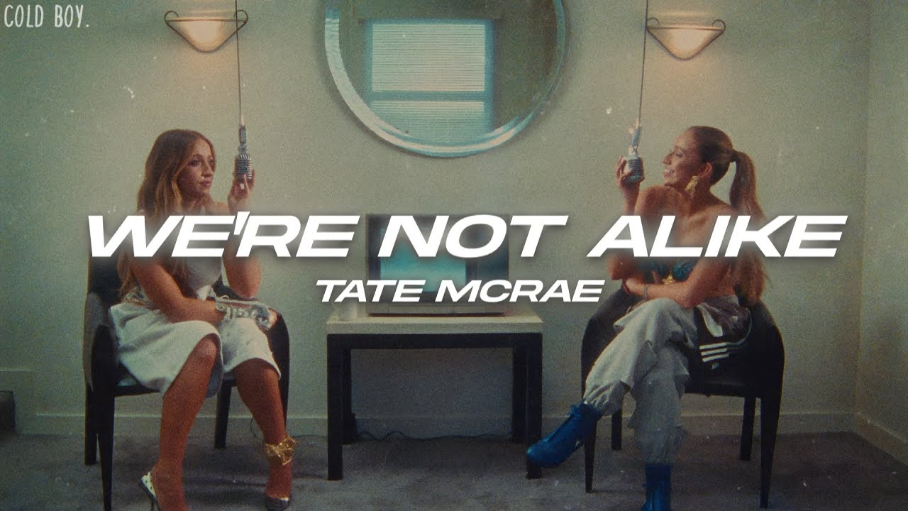 Tate McRae - we're not alike (Lyrics)