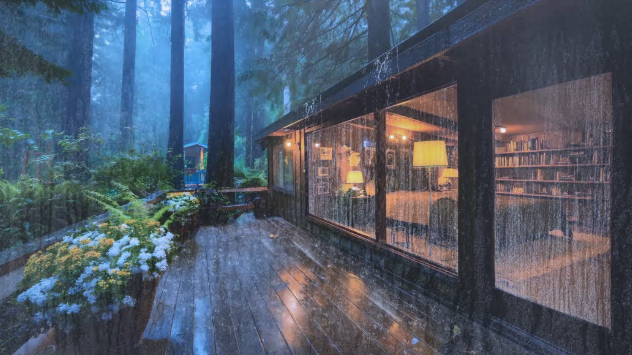 Relaxing Rain & Piano Sounds | 10 Hours of Stress Relief Music