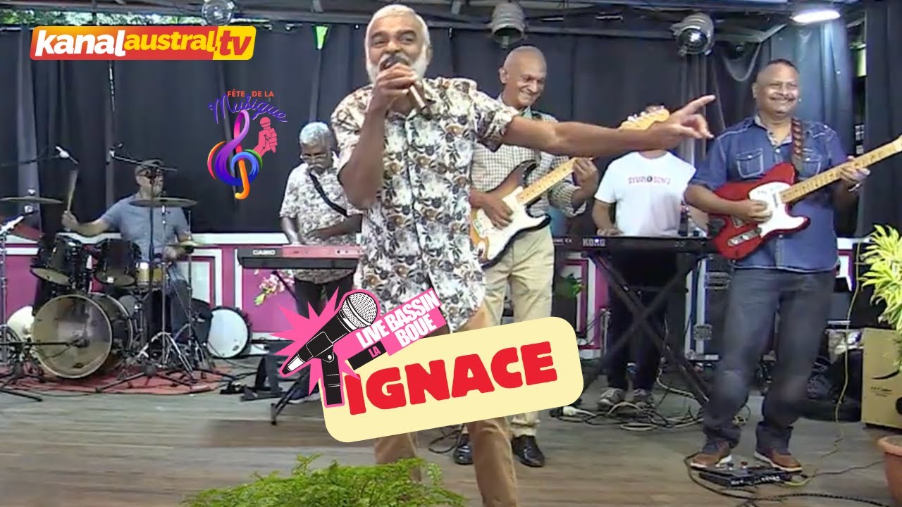 IGNACE en LIVE à bassin la boue chez KANAL AUSTRAL.TV pour la fête de la musique 2024.