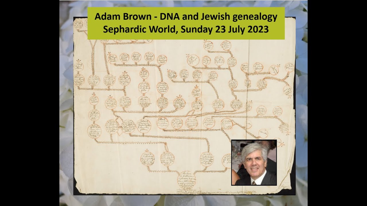 Adam Brown - DNA and Jewish genealogy
