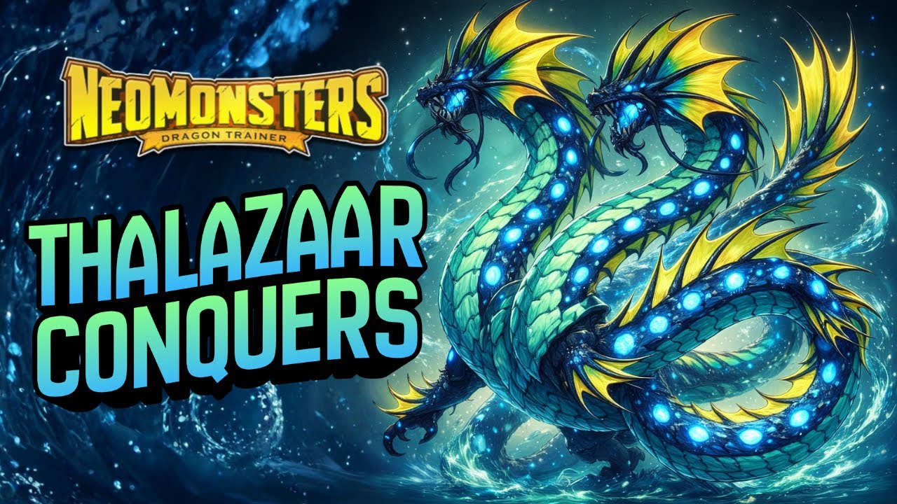 Neo Monsters | Рейтинговый сезон 19 🌊🐉 | Талазар разделяет и уничтожает поле боя 💀