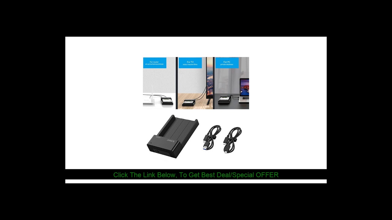 Discount ORICO 6518C3-G2 2.5/3.5 inch SATA 10Gbps USB 3.1 Gen2 Type-C HDD SSD Dock High Speed Maxim