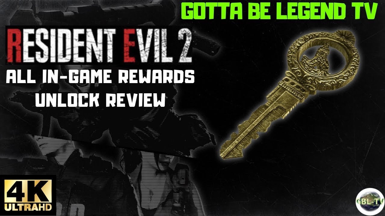 RESIDENT EVIL 2 ALL IN-GAME REWARDS UNLOCK REVIEW - GOTTA BE LEGEND TV
