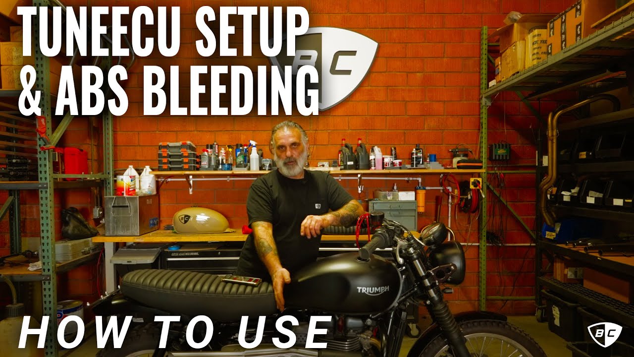 Как использовать TuneECU: прокачка тормозов и диагностика ABS для мотоциклов Triumph