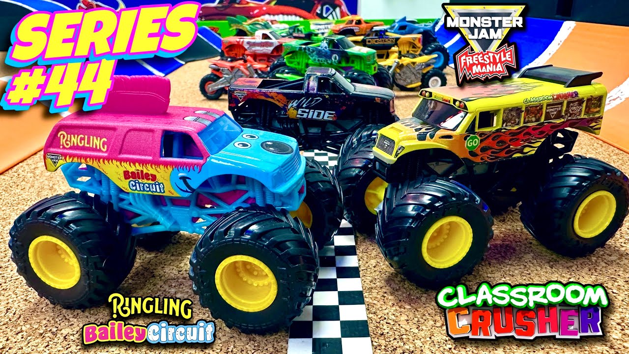 Toy Monster Truck Unboxing & Racing Tournament | Episode #57 | All New Series #44 & Freestyle Mania 
