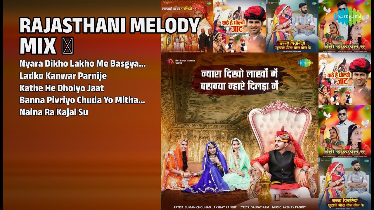 राजस्थानी मेलोडी मिक्स ✨ | Suman Chouhan Songs | Nyara Dikho Lakho Me Basgya Dilda Me