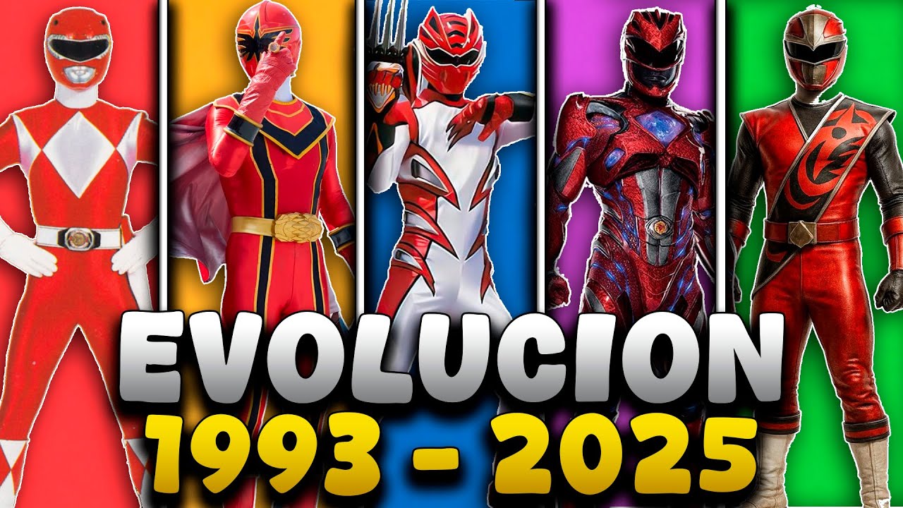 La EVOLUCIÓN de los POWER RANGERS (1993–2025)  | Todas sus Eras