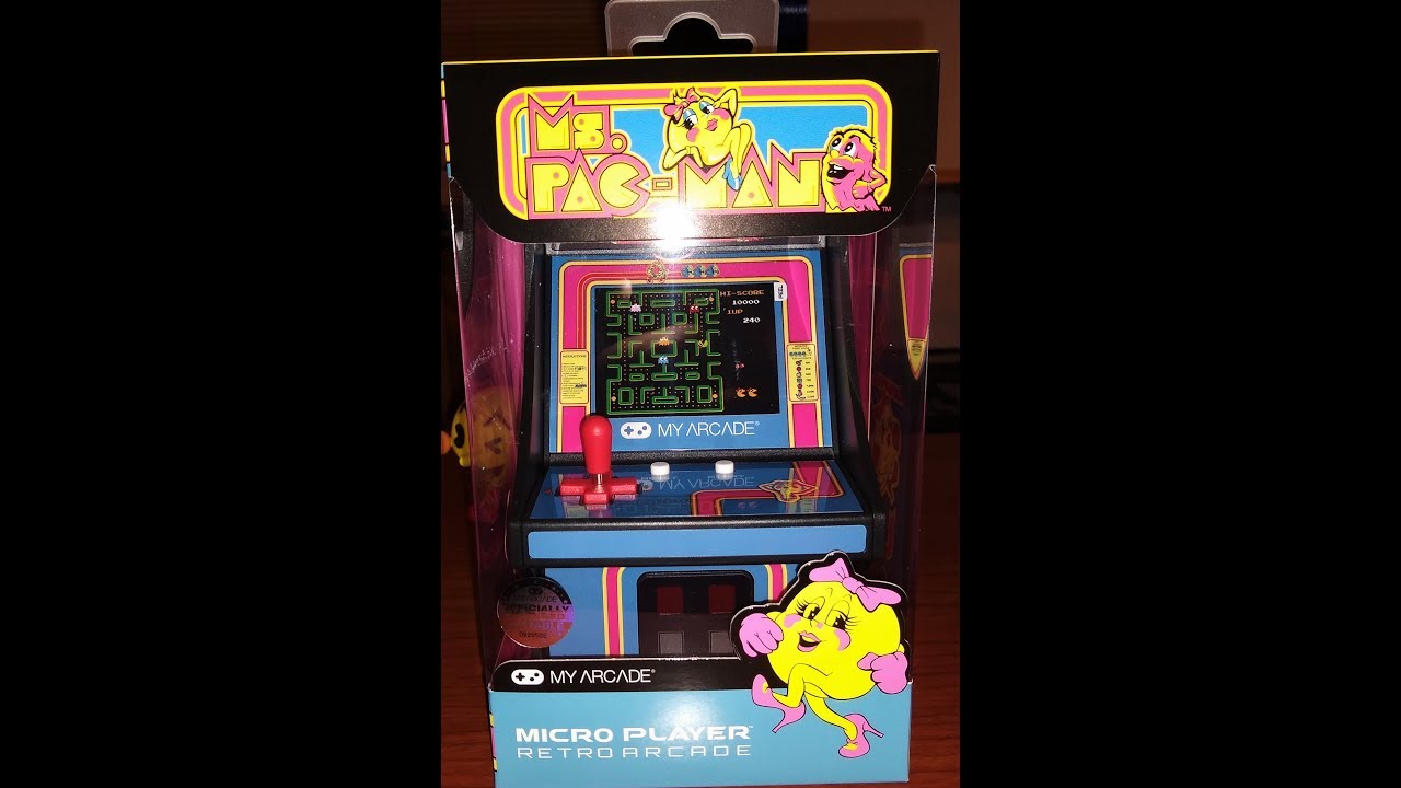 Unboxing and game play. My Arcade Ms. Pac-Man
