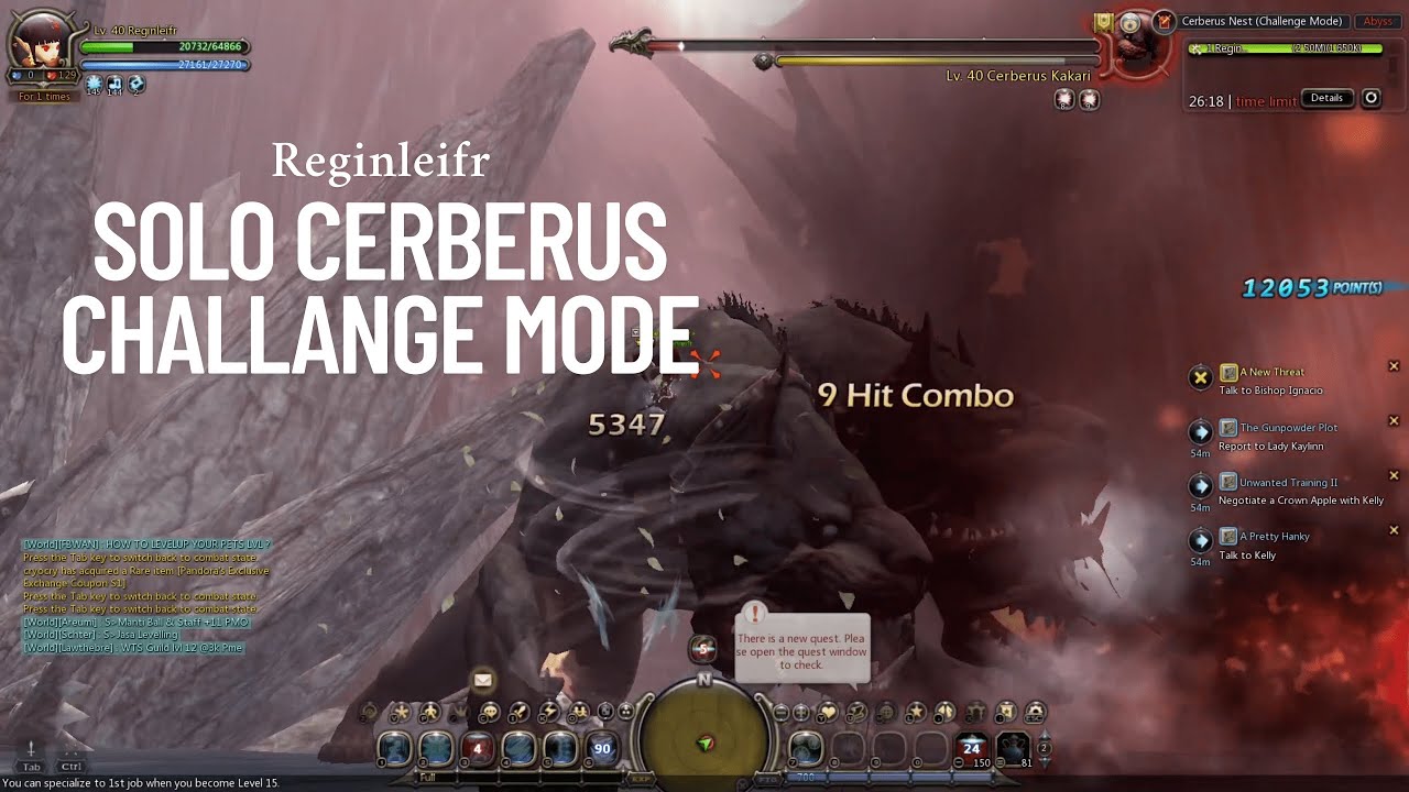 【DN CLASSIC SEA】First ever SOLO Cerberus Nest Challange Mode 26 mins clear (2x deaths)
