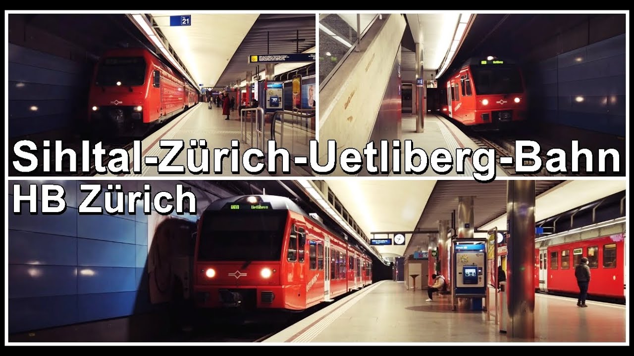 Sihltal Zürich Uetliberg Bahn, SZU Untergrundbahnhof Zürich Hauptbahnhof, Stadt Zürich, Schweiz 2022