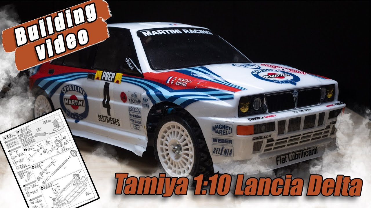 Tamiya TT-02 FULL BUILD - Lancia Delta Integrale 1:10  + Upgrade Parts !