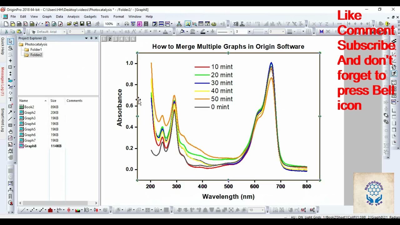 How to Merge Multiple Graphs in Origin Software