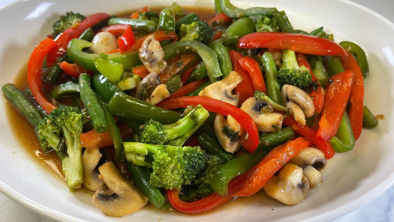 Colorful Vegetable Stir-Fry  Made Quick‼️