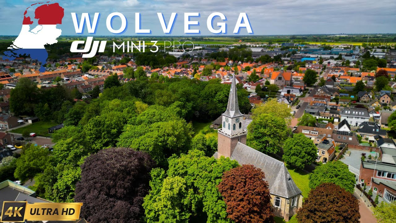 Wolvega 🇳🇱 Drone Video | 4K UHD | Soft House - Relaxing Music