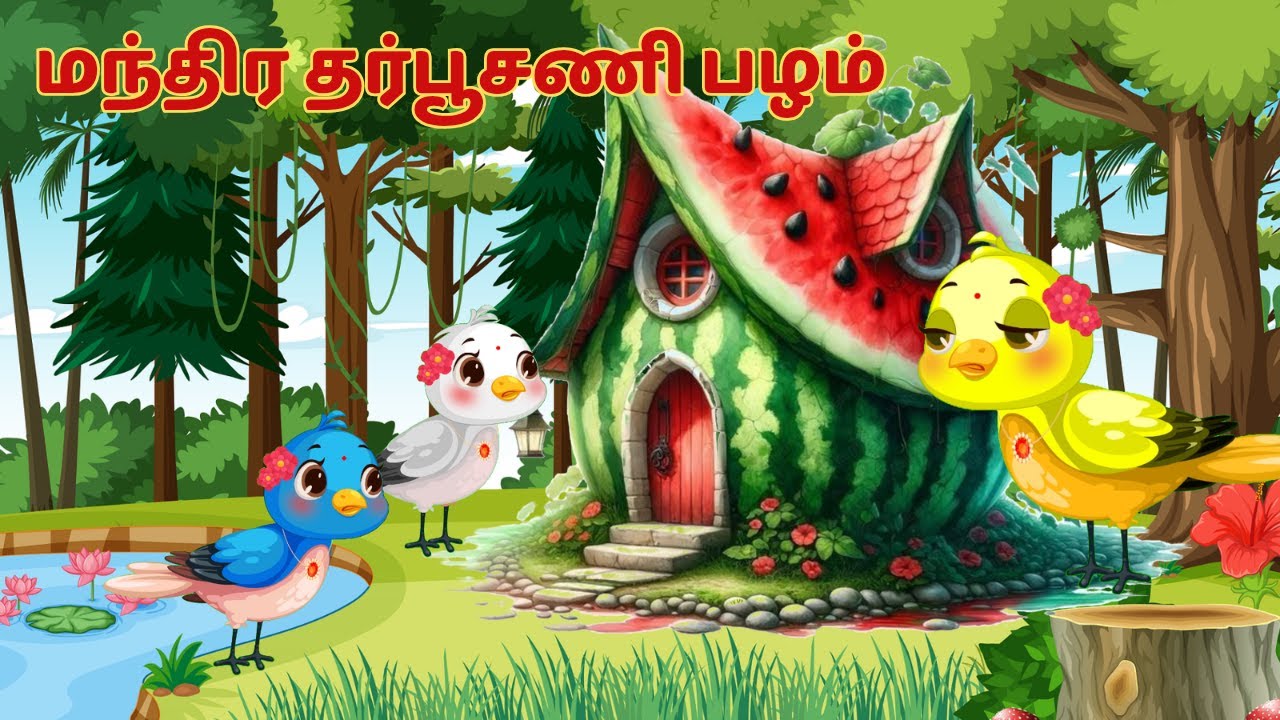 மந்திர தா்பூசணி வீடு #motivationalstory  #moralstories  #birdsstory  #story #viralvideo