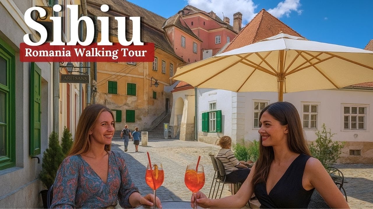 Discover Sibiu, Romania 🇷🇴 | 4K Walking Tour of Medieval Streets & Colorful Squares