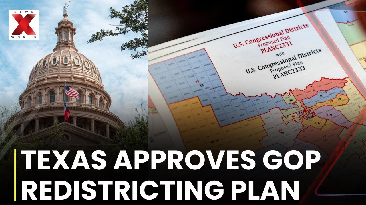 Texas Lawmakers Approve New GOP-Backed District Map Amid Fierce Partisan Clash | NewsX World
