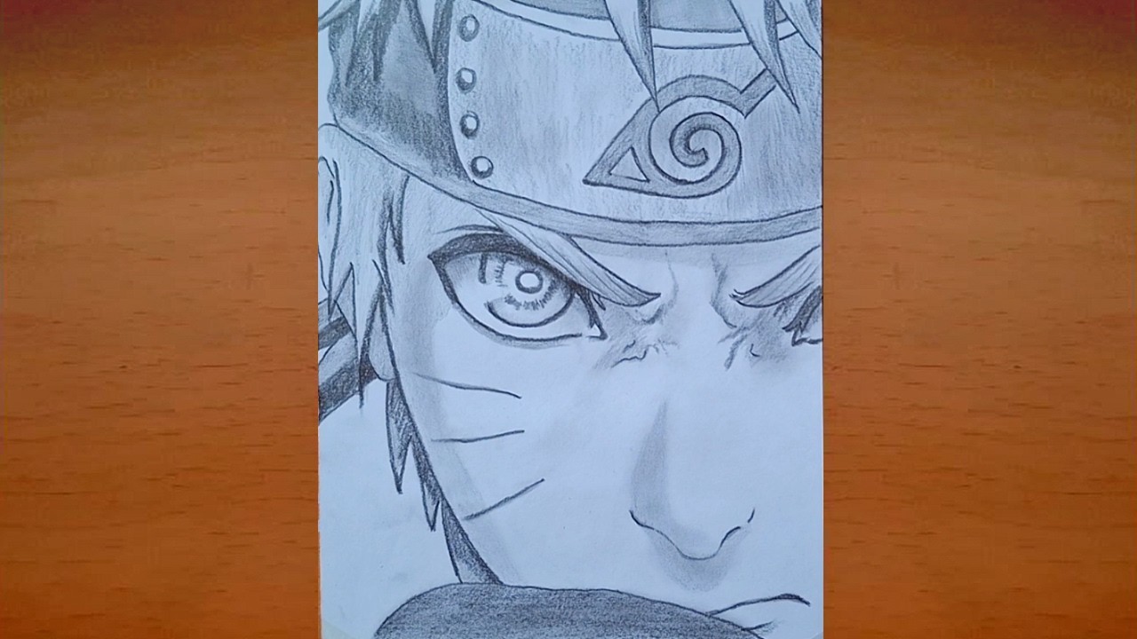 How to Draw Naruto’s Face in 3D… It Looks Like He’ll Jump Off the Page 😳🔥