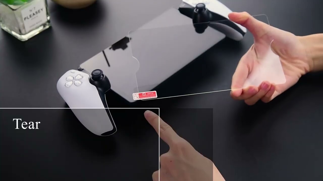 Tutorial for Installing Screen Protector on PlayStation Portal Remote Player.