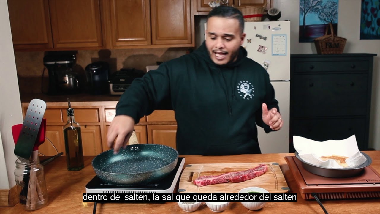 PROBAMOS LA ESTUFA INDUCCION, vamos a cocinar YUCA FRITA y CARNE ASADA.