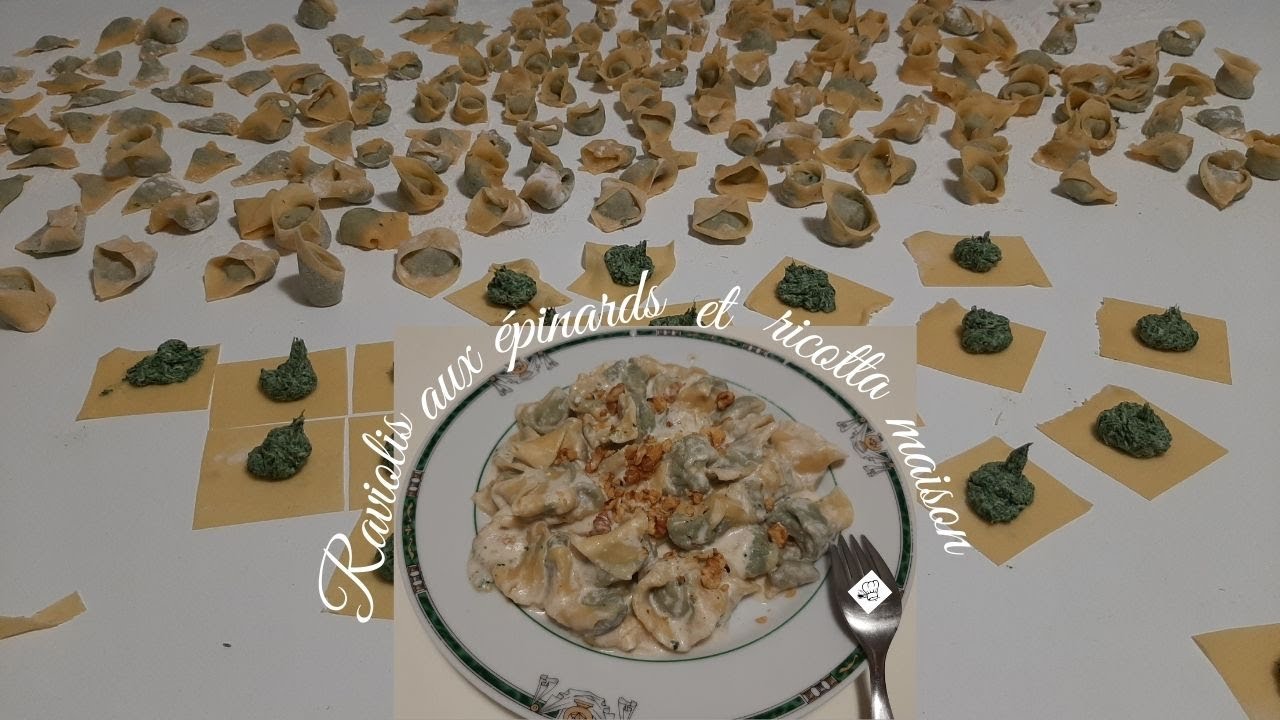 Raviolis aux épinards et ricotta maison