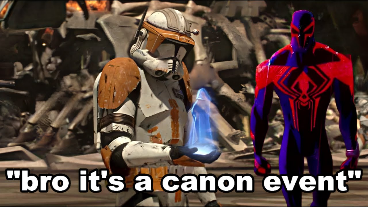 Going back in time to stop Order 66 but spiderman 2099 is there...