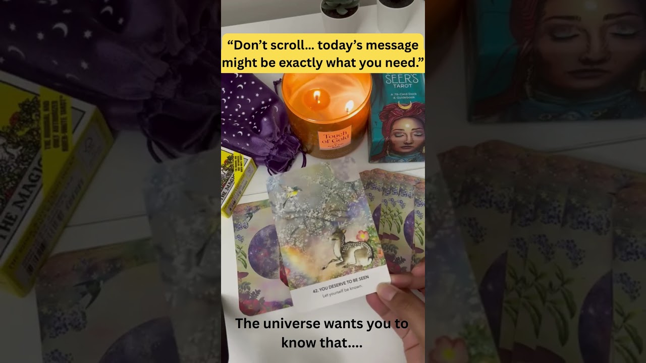 What does the universe want you to know today? #tarotonline #tarot #predictions