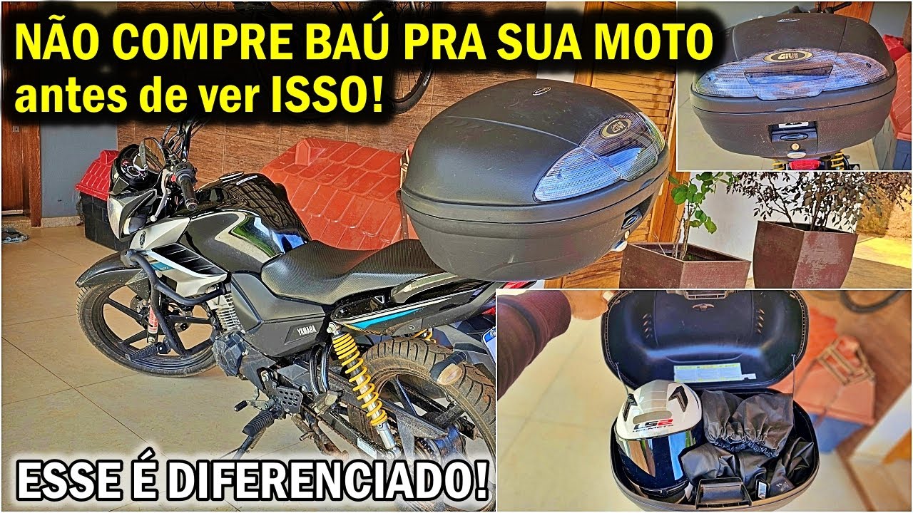 BAU GIVI 45 LITROS SIMPLY MONOLOCK E450, VALE O INVESTIMENTO? REVIEW COMPLETO E OPINIÃO SINCERA!
