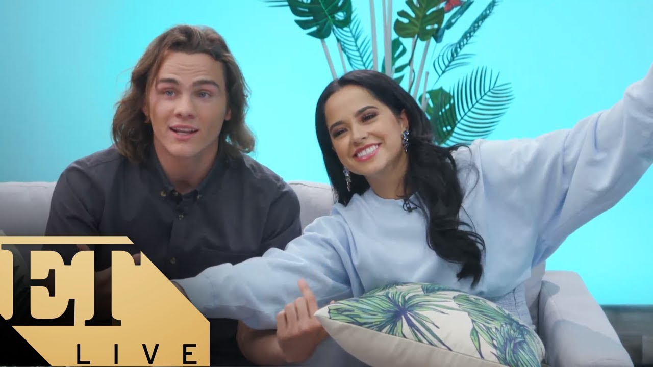 Becky G & Alex Neustaedter Talk New Movie A.X.L | ET Live
