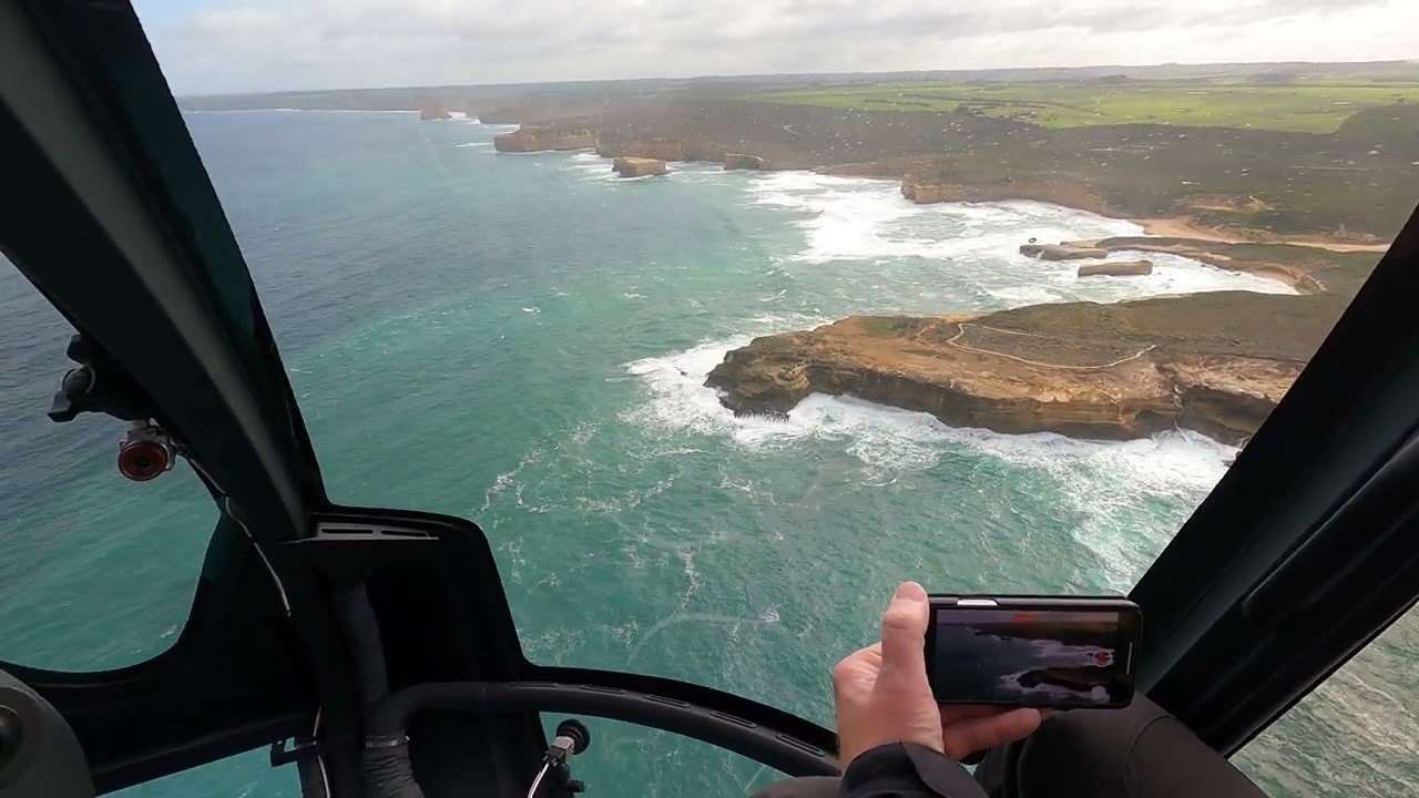 Flug &uuml;ber 12 Apostel GoPro 4K ungeschnitten