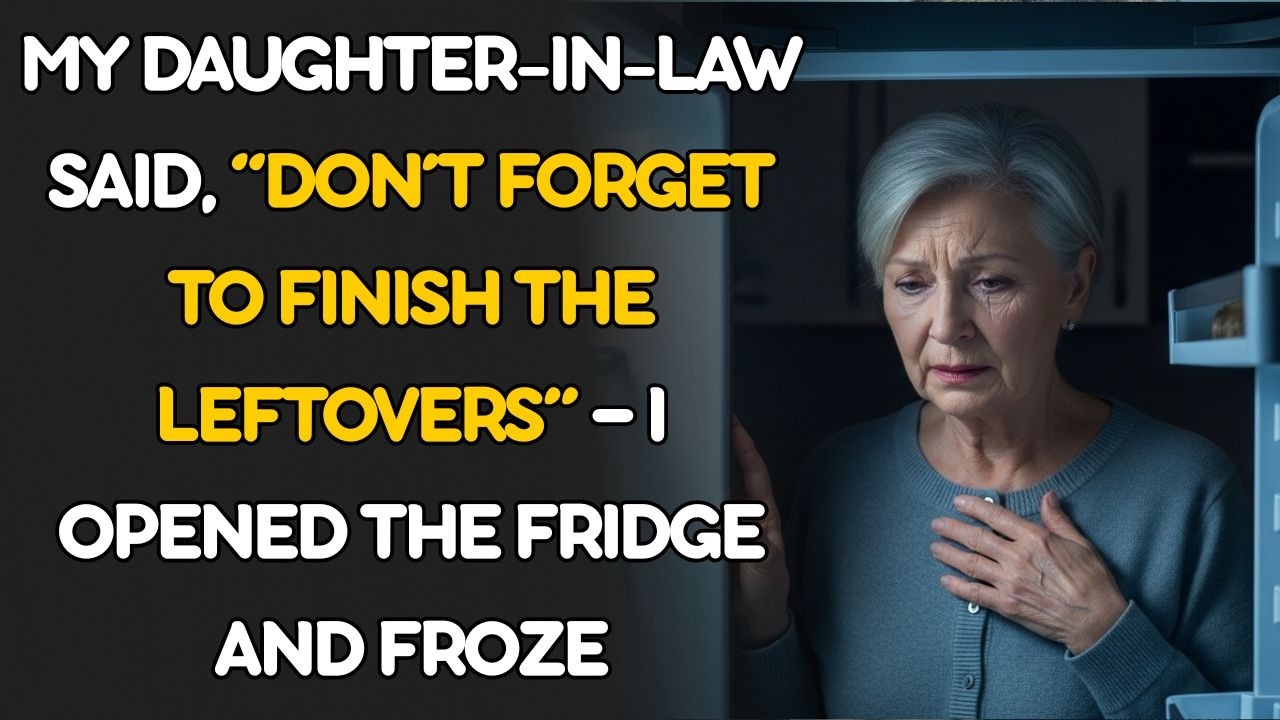 My Daughter-In-Law Said, “Don’t Forget To Finish The Leftovers” — I Opened The Fridge And Froze