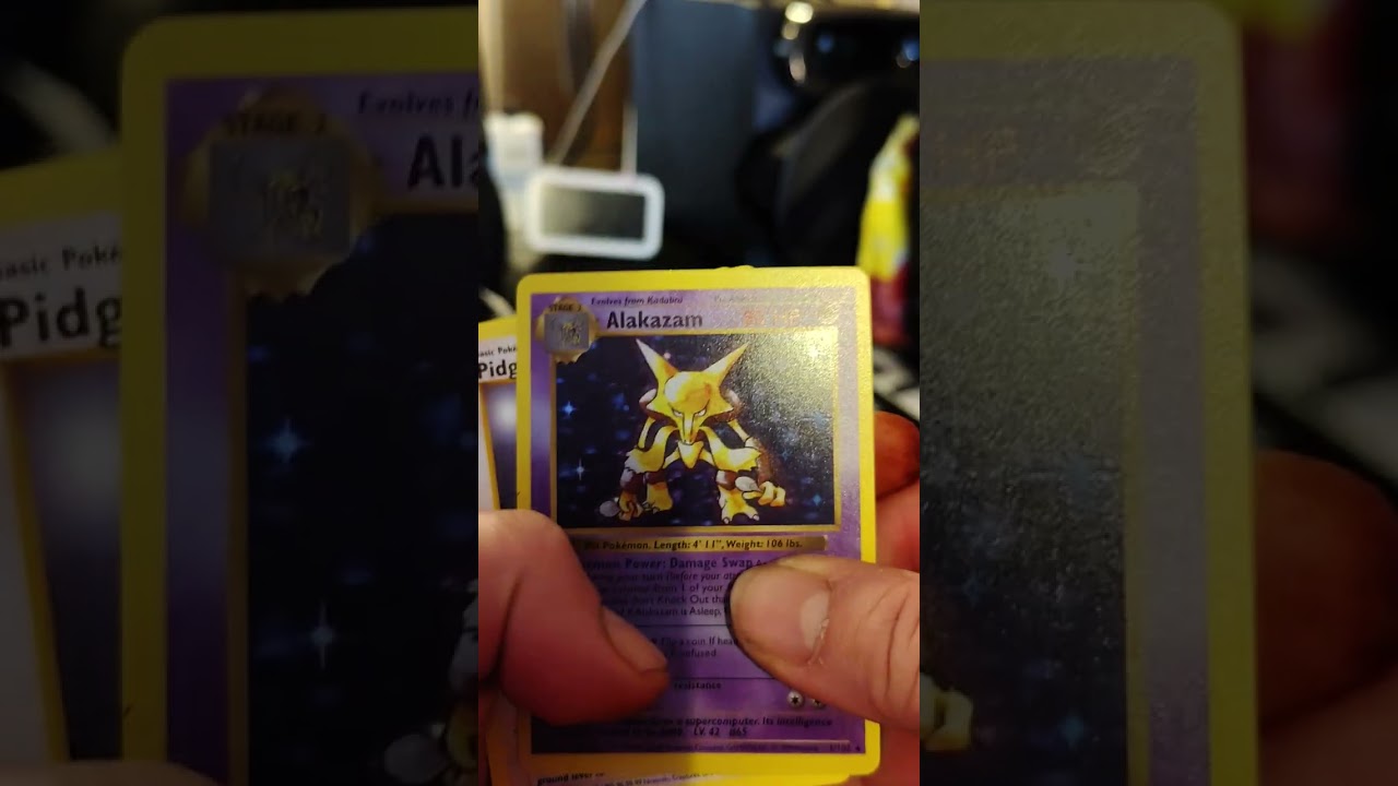 Opening first edition Pokemon packs. With rip test. 