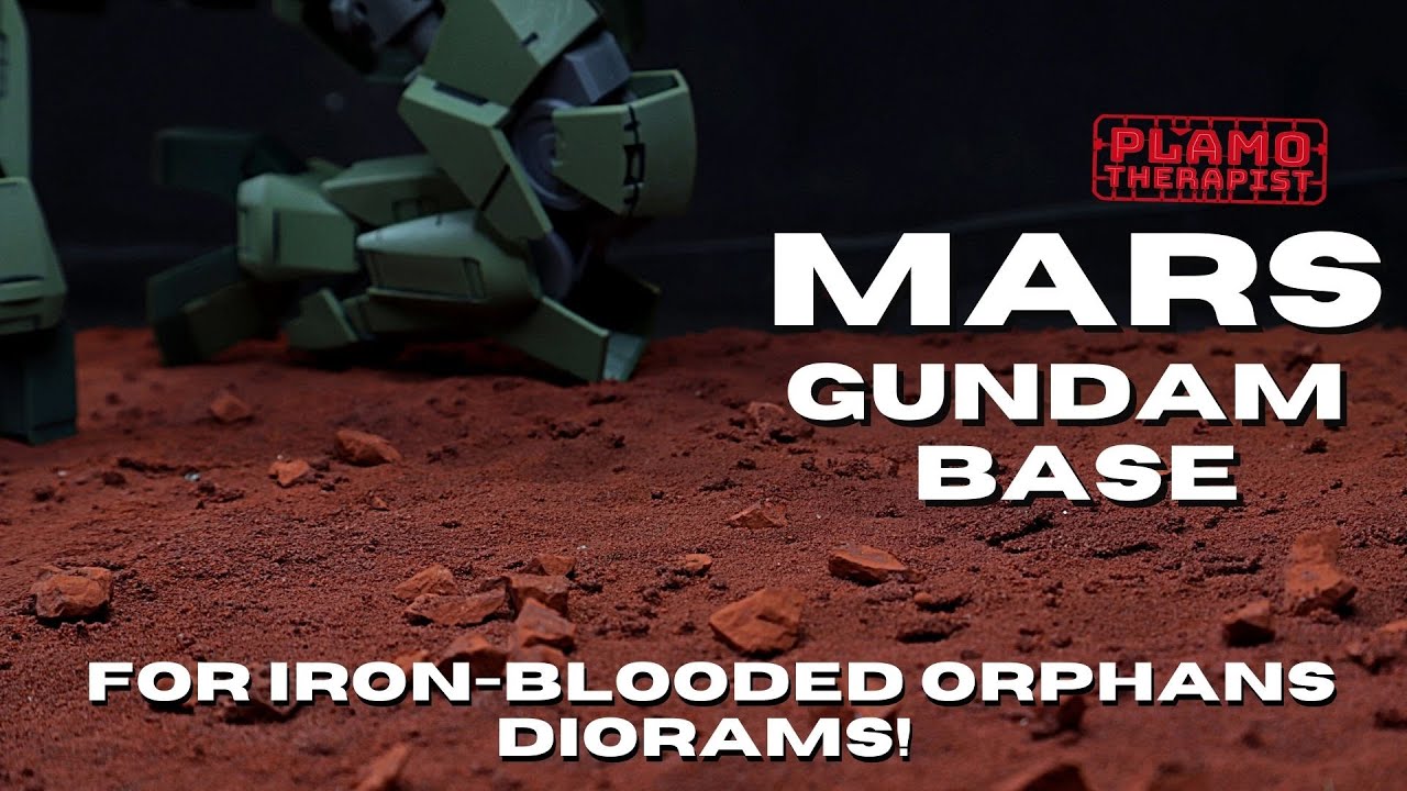 Учебное пособие по диораме Gundam — простая база-диорама на Марсе!