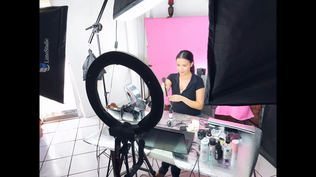 My Filming & Lighting Setup For Beauty Videos | Beauty influencer