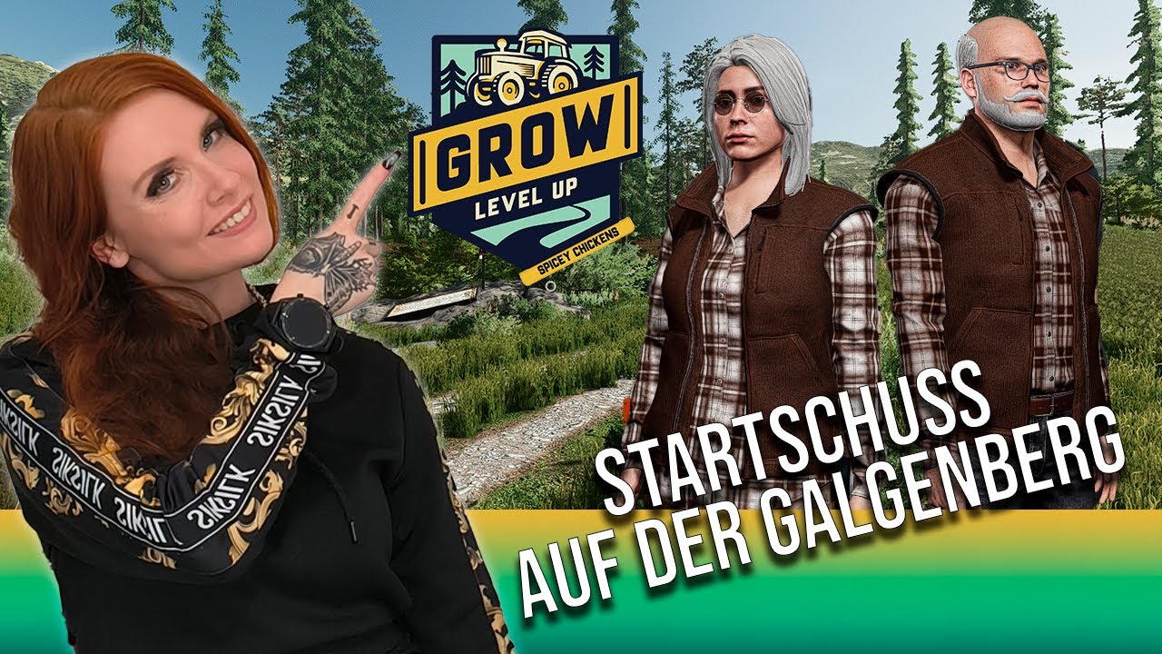 👩‍🌾 LS22 | GROW Level Up | STARTSCHUSS auf der GALGENBERG - Es geht los 👨‍🌾 #01