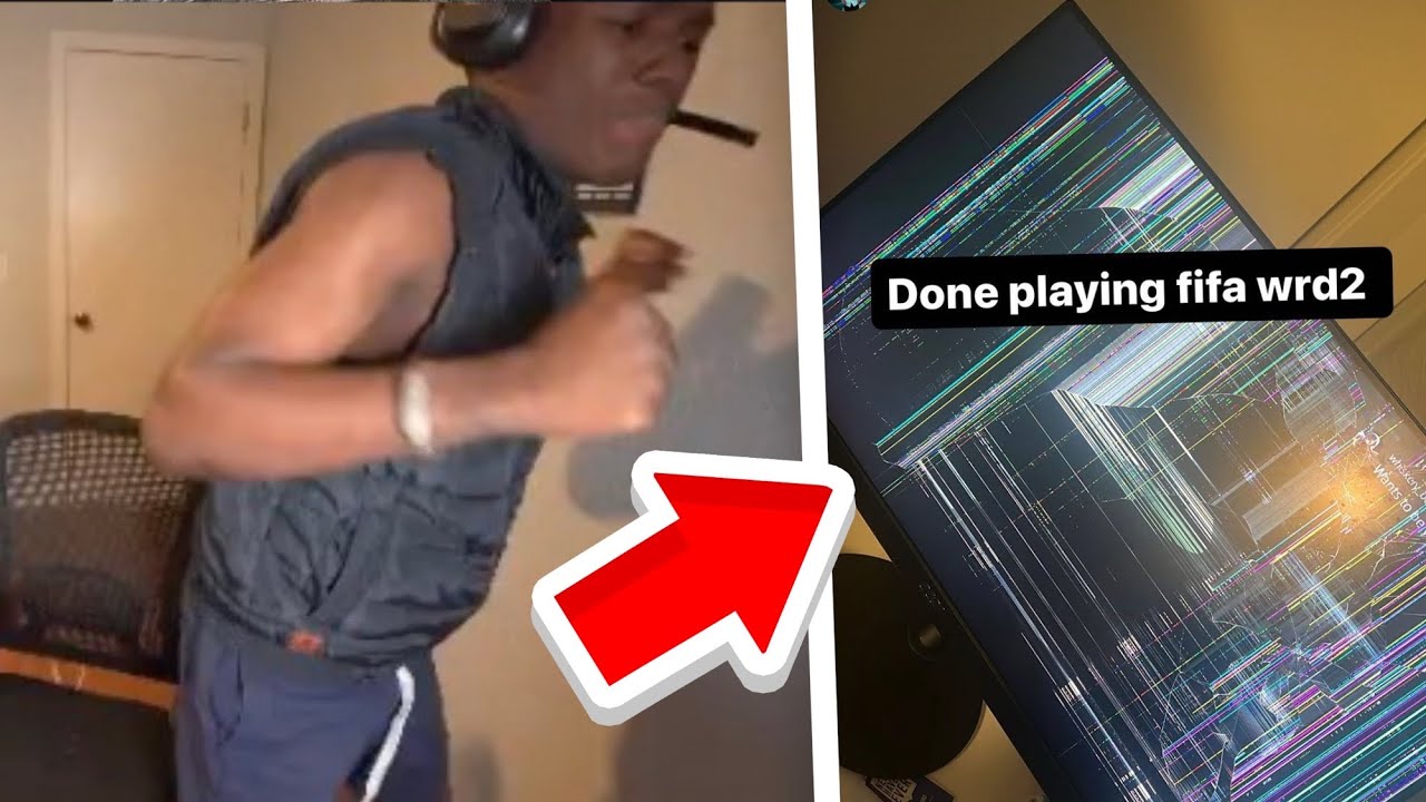 HateCaps BREAKS His Monitor After Losing FIFA Wager