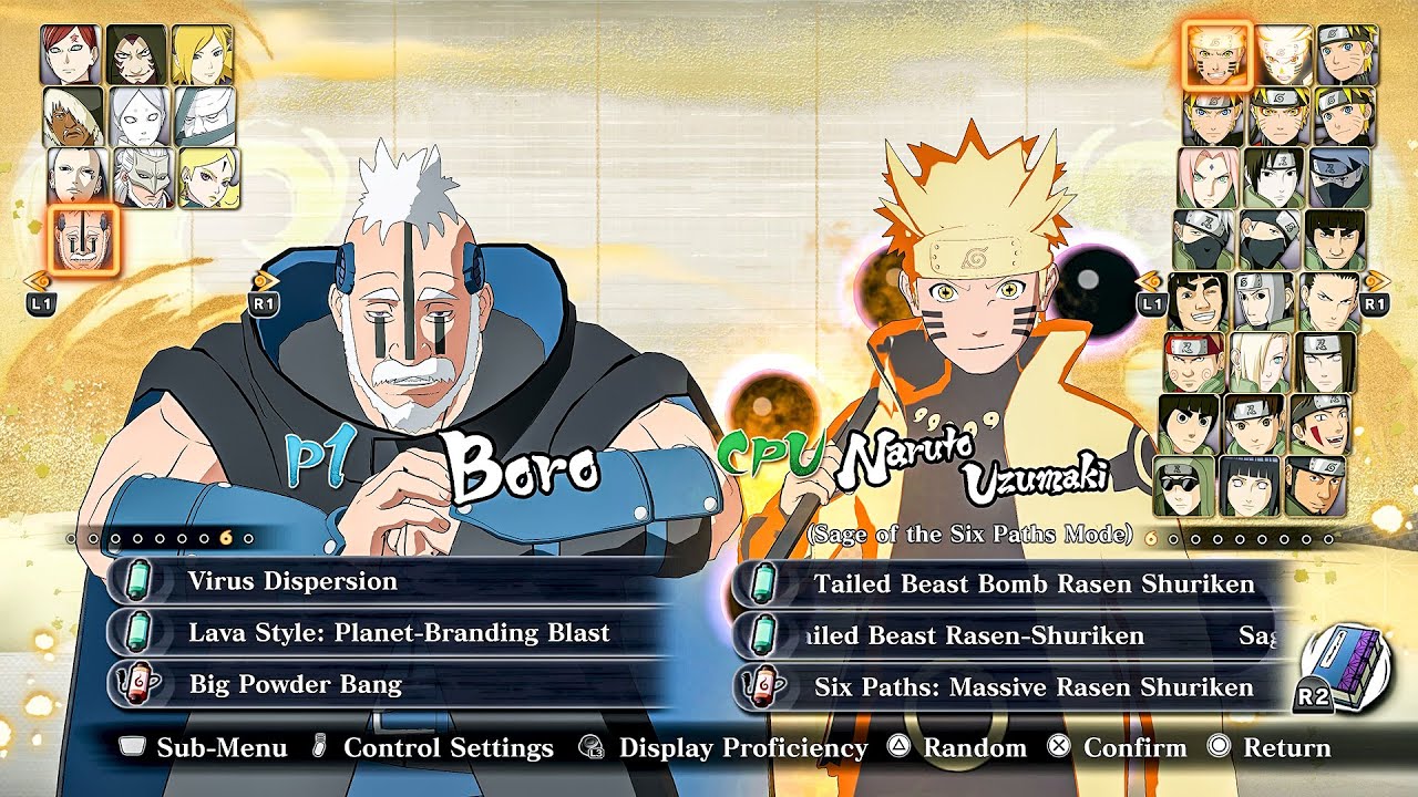 Naruto X Boruto Ultimate Ninja Storm Connections - Full Roster - All Characters