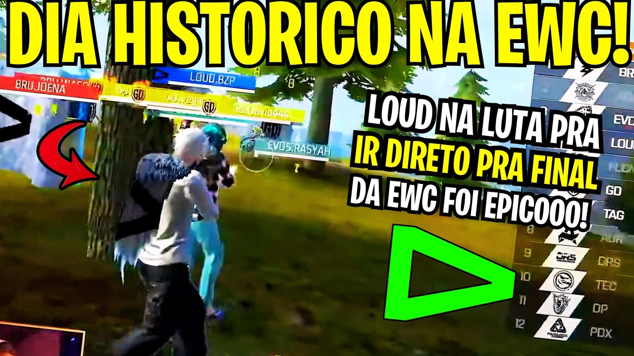 FICOU FORA DA FINAL E FOI PRA REPESCAGEM?? COPA DO MUNDO EWC FREE FIRE FOI HISTORICOOO!