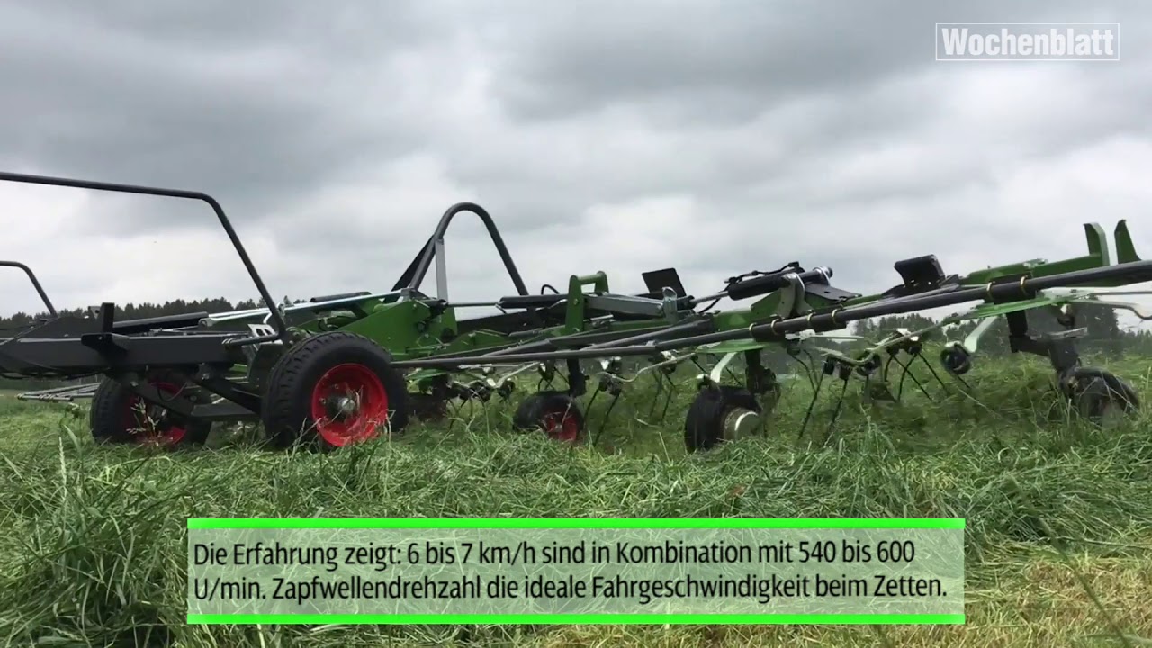 Wender einstellen