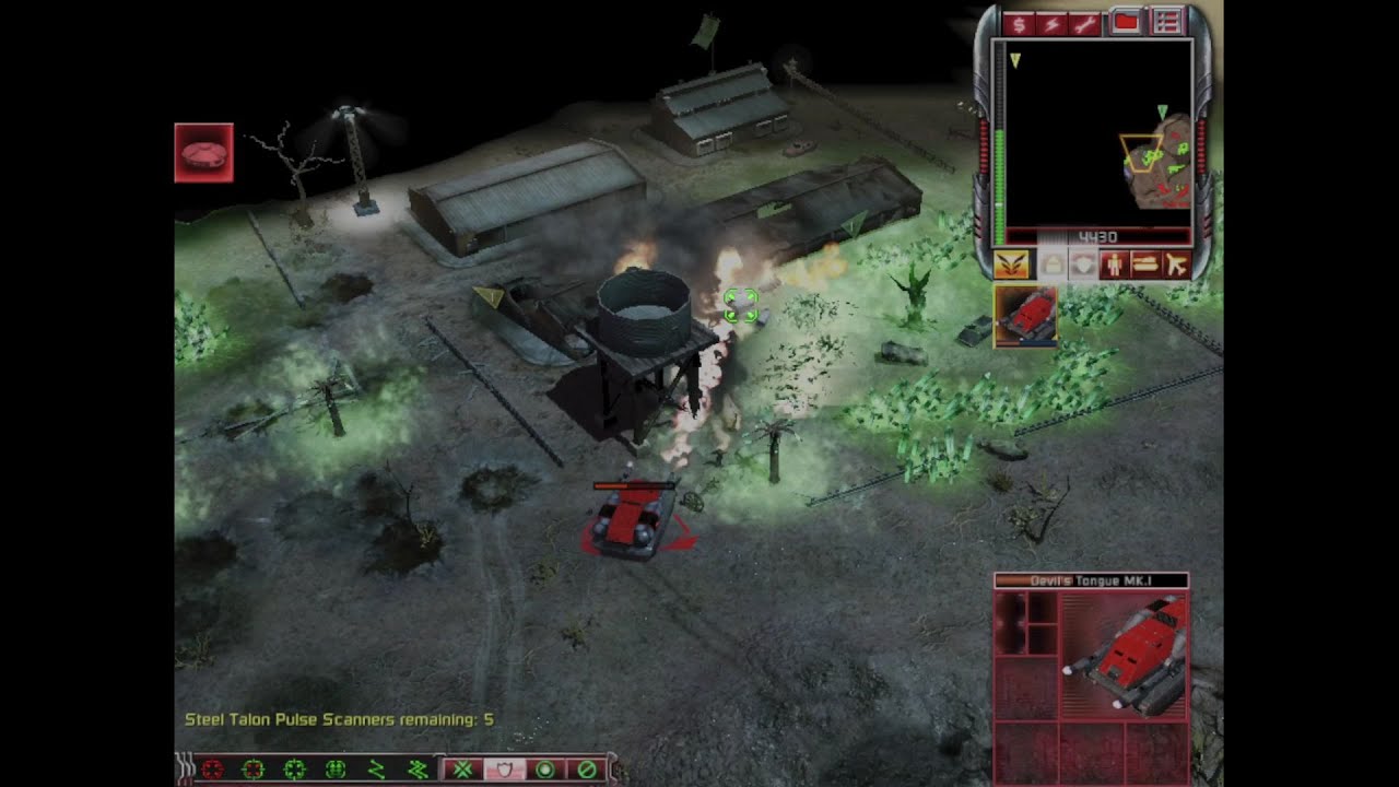 C&C 3 KW camp (Tiberium Dusk mod v1.27) Persuade Him... mission (hard difficulty)
