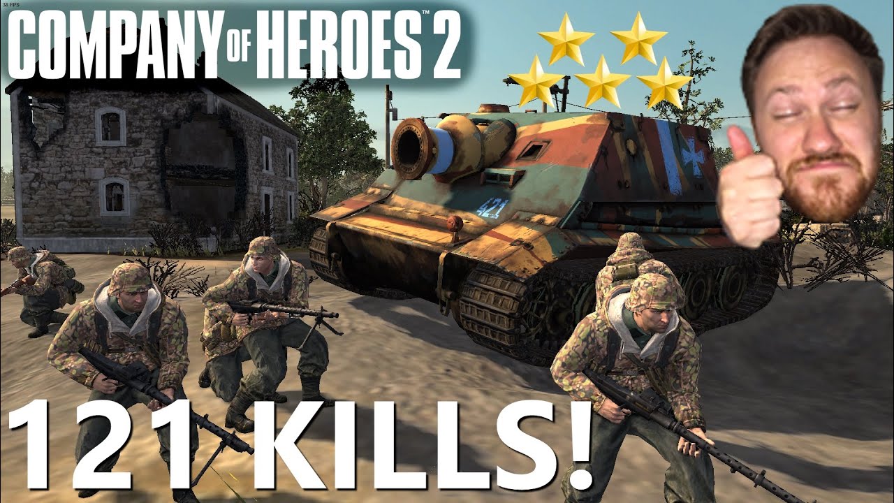 CoH2: 121 Kill SturmTiger!!! (Company of Heroes 2)