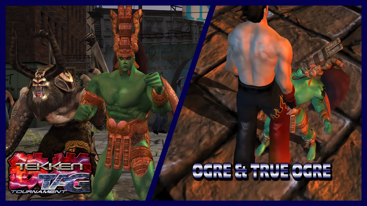 TEKKEN TAG TOURNAMENT [PS2] Arcade Mode – Ogre & True Ogre Gameplay [4K 60FPS]