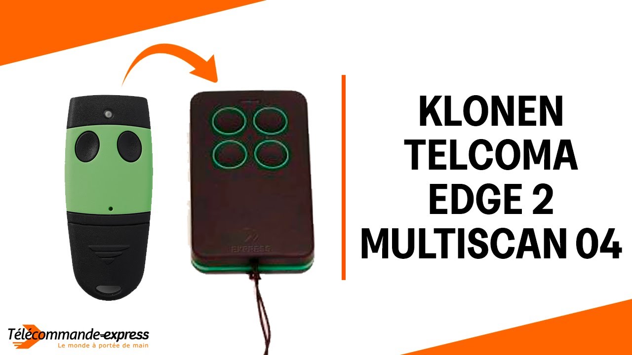 TELCOMA EDGE 2 Fernbedienung auf MULTISCAN 04 klonen &ndash; Einfache Anleitung