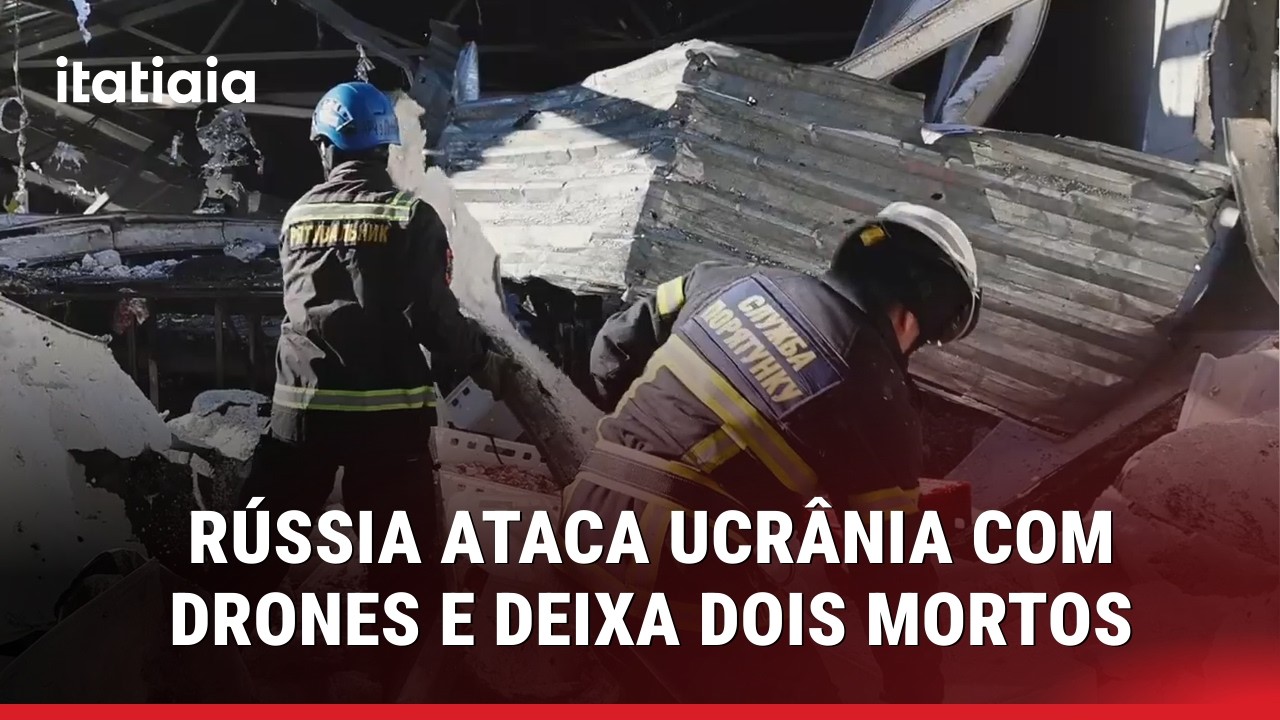 ATAQUE DE DRONE RUSSO DEIXA PELO MENOS DOIS MORTOS EM KHARKIV, NA UCRÂNIA