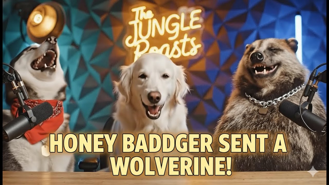 Honey Badger Sent a WOLVERINE to Roast His Enemies | AI Animals