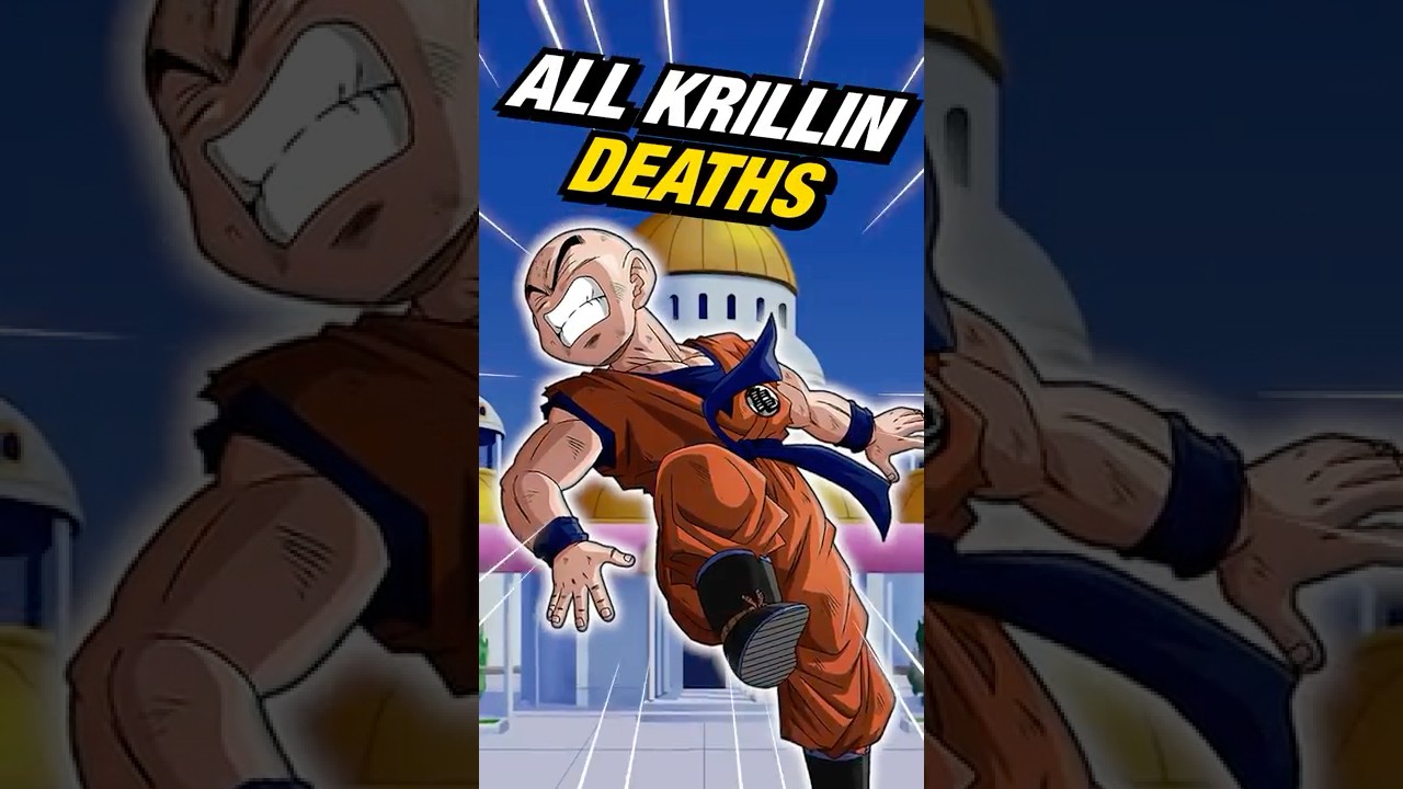 Every Time Krillin Died In Dragon Ball  #dragonball #goku #dragonballz